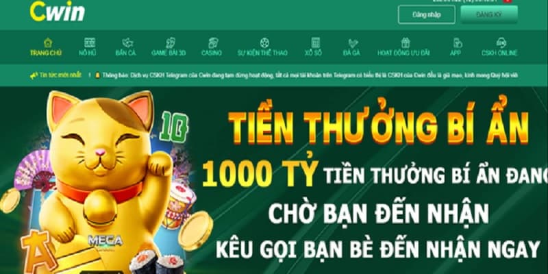 Hướng dẫn nạp tiền Cwin đơn giản